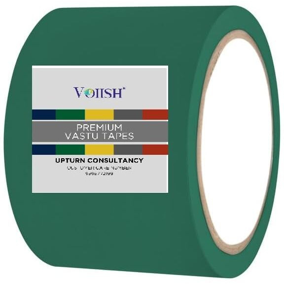 Voiish Tape For Vastu Dosh Remedy/Heavy Duty Vinyl Vastu Tape, Vastu Correction For Bathroom And Entrance (Size- 4 Inches, Length 22 Meters) - Pack Of 5