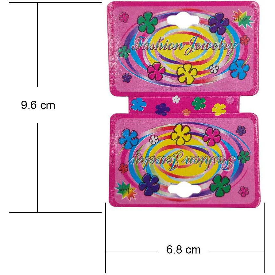 Diy Crafts Pack Of 150Pcs 50X3, Multi Color, 50Pcs/Lot 9.6Cmx6.8Cm As Image Jewellery Display Cards For Necklaces Jewellery-Making Display (Pack Of 150Pcs 50X3, Multi Color)