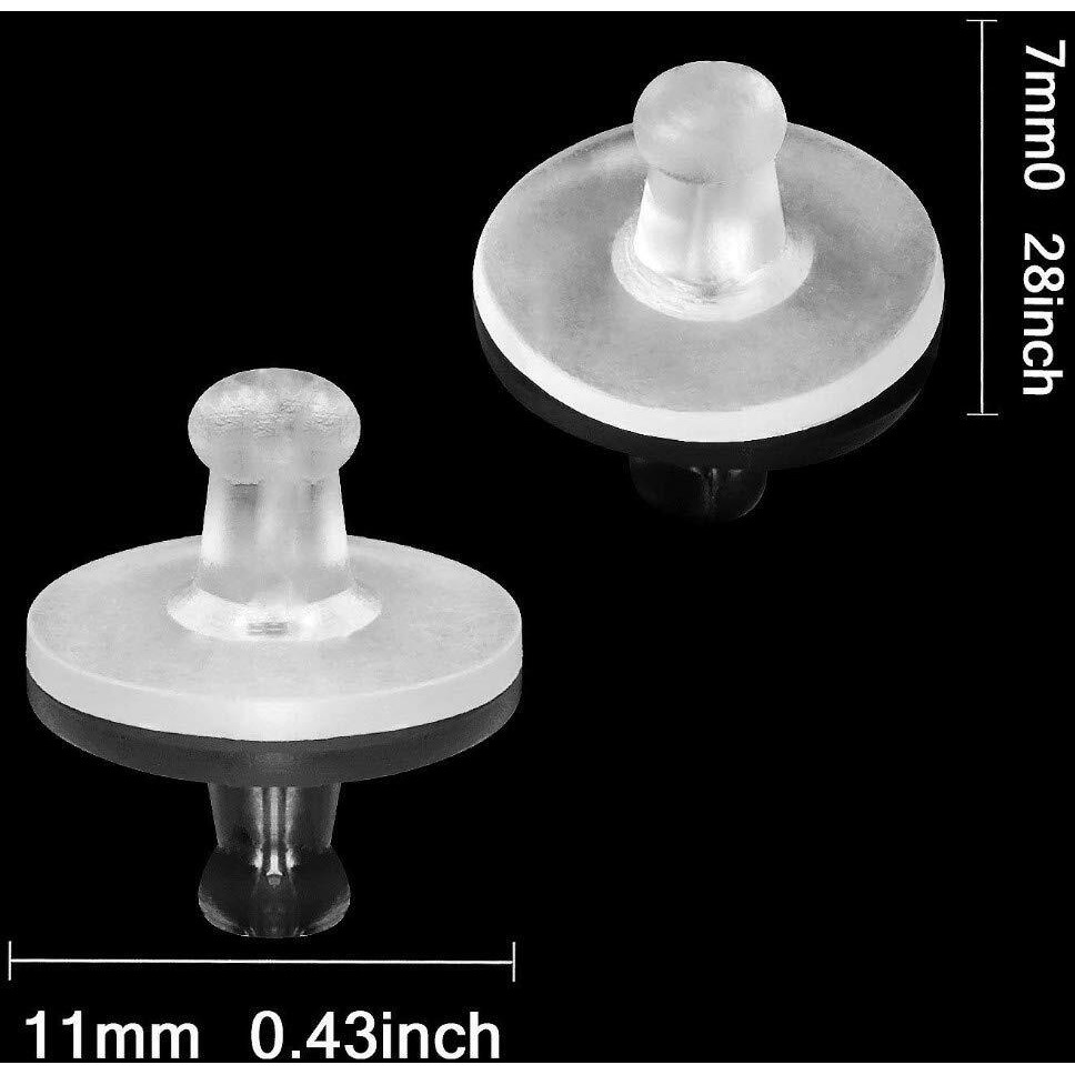 Diy Crafts Pack Of 500 Pcs, Silver, Pairs Bullet Clutch Earring Backs With Pad Earring Safety Backs Note - Box Not Included With This Sale (Silver Gold C (Pack Of 500 Pcs, Silver)