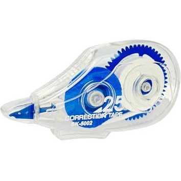 Glun Multipurpose 25 Meter White Strip Error Correction Tape With Front Cap For Office, School, Project, Assignment Pack Of 1