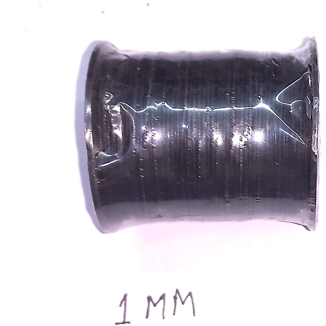 Omx (100 Mtr/Roll),1 Mm, String Waxed Cotton Cords Round Accessories For Jewelry Making Pack Of 1 Piece, Black (1Mm)
