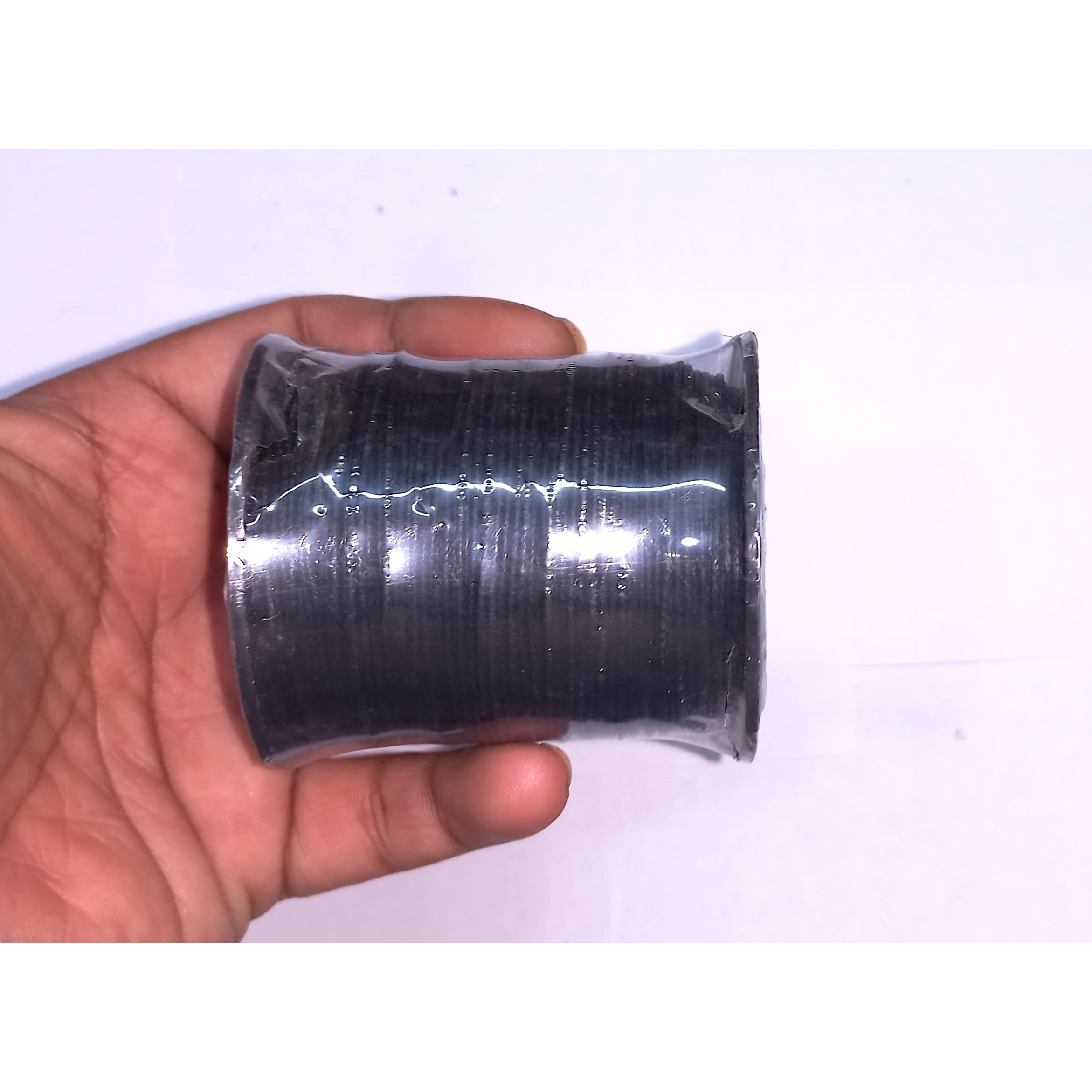 Omx (100 Mtr/Roll),1 Mm, String Waxed Cotton Cords Round Accessories For Jewelry Making Pack Of 1 Piece, Black (1Mm)