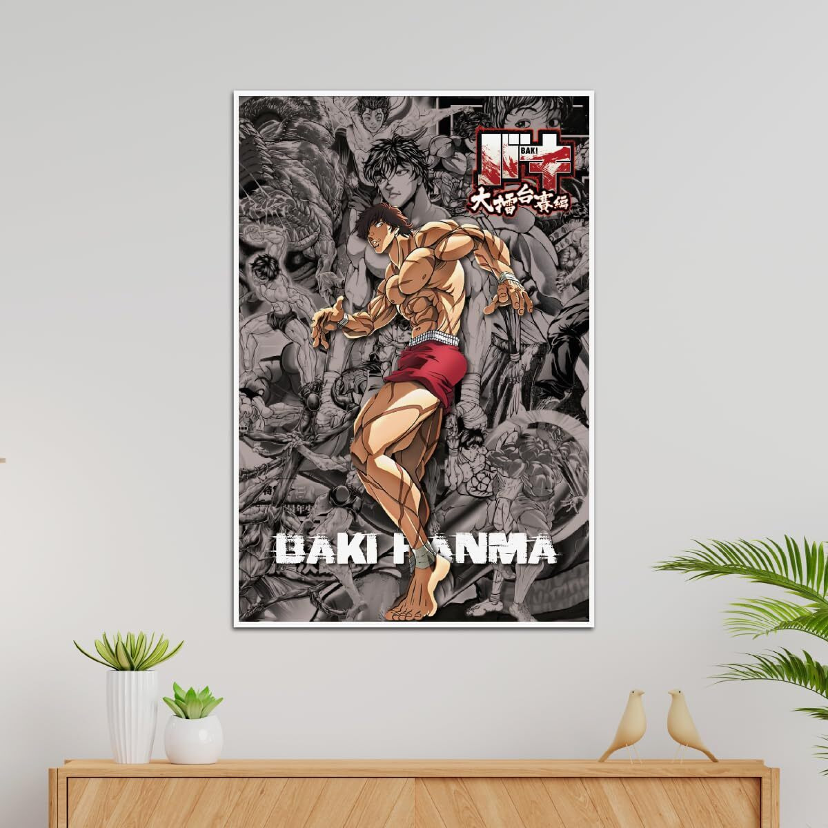 Tenorarts Baki Hanma Poster Baki Anime Wall Poster With Thick 300 Gsm Matt Finish Paper (18Inches X 12Inches)