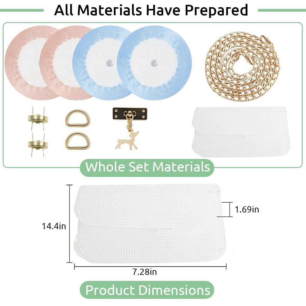 Hasthip Plastic Mesh Canvas Sheet, Plastic Canvas Sheet For Bag Making Cross Stitch Plastic Mesh Screen For Diy Crafts Acrylic Yarn Crafting Knit And Crochet Kit Projects Gift For Girls
