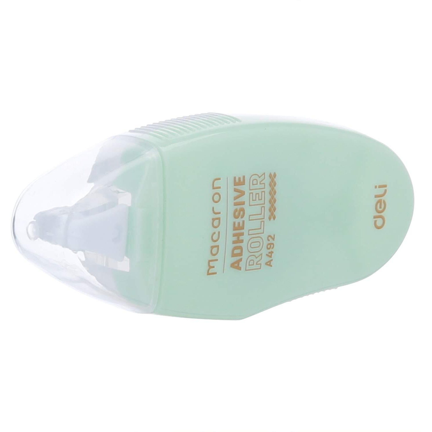 Deli Macaron Wa49201 Non-Toxic Double Sided Adhesive Roller Correction Tape (8M X 6Mm, 3 Color)