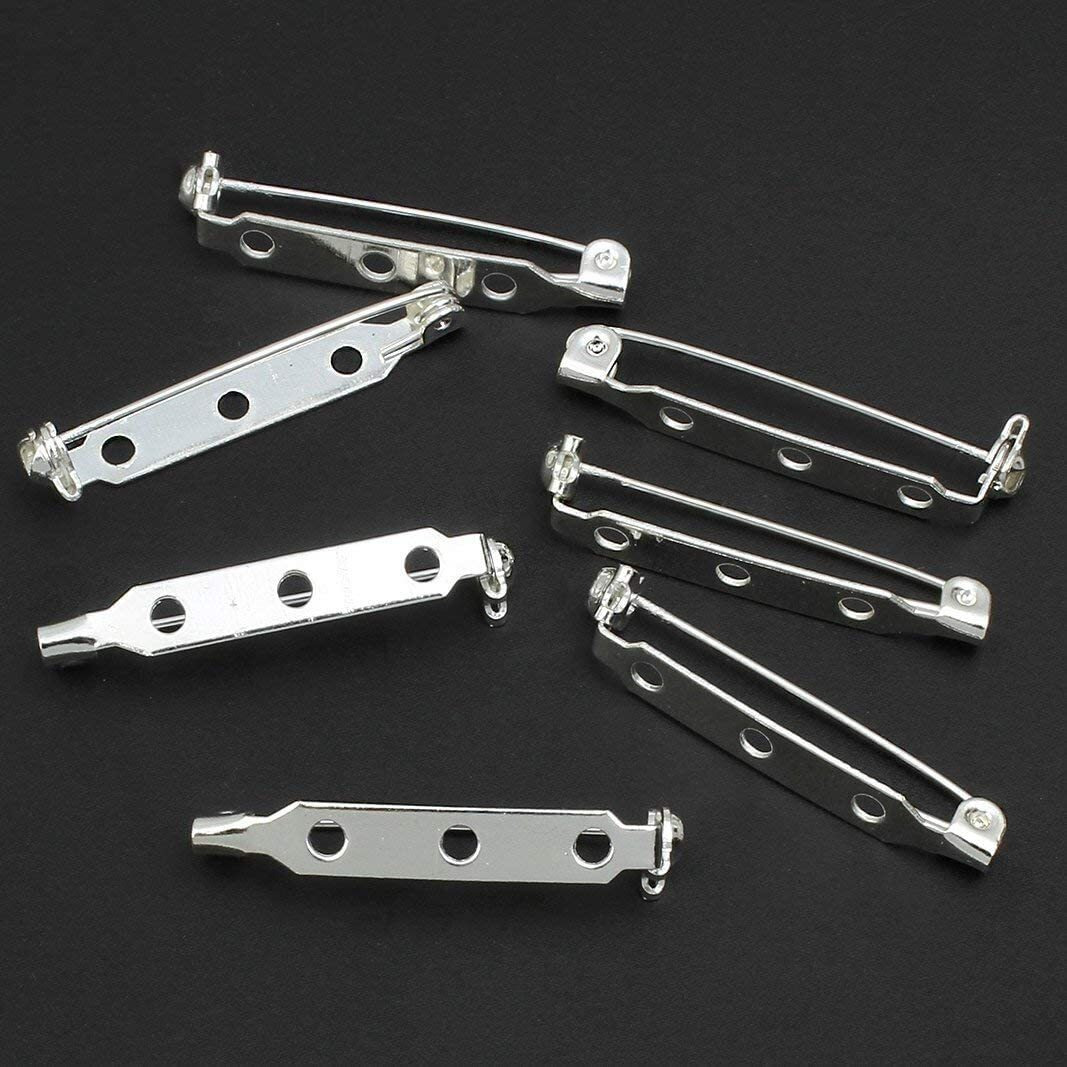Diy Crafts 25X Pcs Mix Sizes, Mix Random Sizes, Mix Sizes, Stainless Steel Safety Brooch Pin Clasp Note Mix Sizes Mixed Lot (25X Pcs Mix Sizes, Mix Random Sizes)