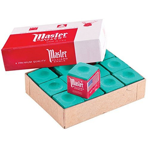 Laxmi Ganesh Billiard Snooker Master Green Chalk 12 Piece