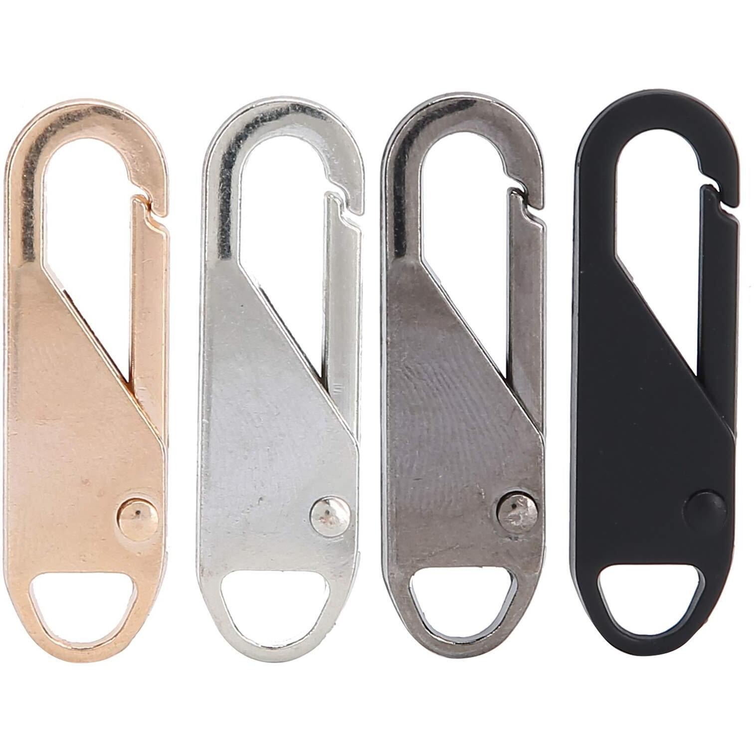 Prostuff.In Zipper Puller, Easy To Use Detachable Zipper Puller Zinc Alloy Alloy Zipper Head, For Home Suitcases Sportswear Jackets, 10 Pcs, Multicolor