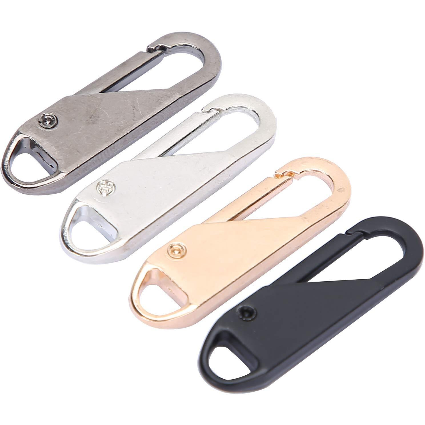 Prostuff.In Zipper Puller, Easy To Use Detachable Zipper Puller Zinc Alloy Alloy Zipper Head, For Home Suitcases Sportswear Jackets, 10 Pcs, Multicolor
