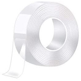 Sadvidhya 3 Meter Double Sided Adhesive Silicon Tape, Transparent Adhesive Heavy Duty, Heat Resistant,Multi-Functional, Removable, Sticky,No Trace,Anti-Slip Gel,Nano,Tape