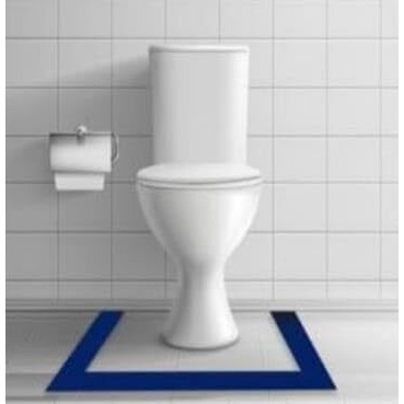 Dm Tapes Vastu Color Floor Tape  Vastu Correction For Wc Toilet & Entrance, 4 Inch X 15 Mtr (Blue)