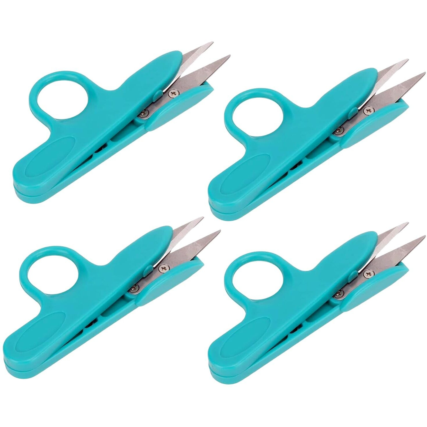Aakriti Sewing Snips Embroidery Thread Cutter Sewing Sets & Tools Kits Right/Left Craft Sewing Pruning Thread 4Pcs Assorted Colors