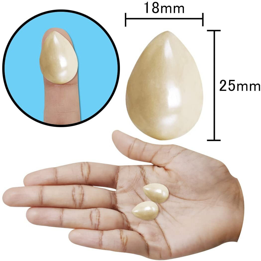 Diy Crafts 75 Grm, As Image, 18Mm X 25Mm As Image Diy Accessory Findings Jewellery Clasps Fittings Diy Jewellery Making Accessories Pearl Color Plastic Material S(75 Grm, As Image)