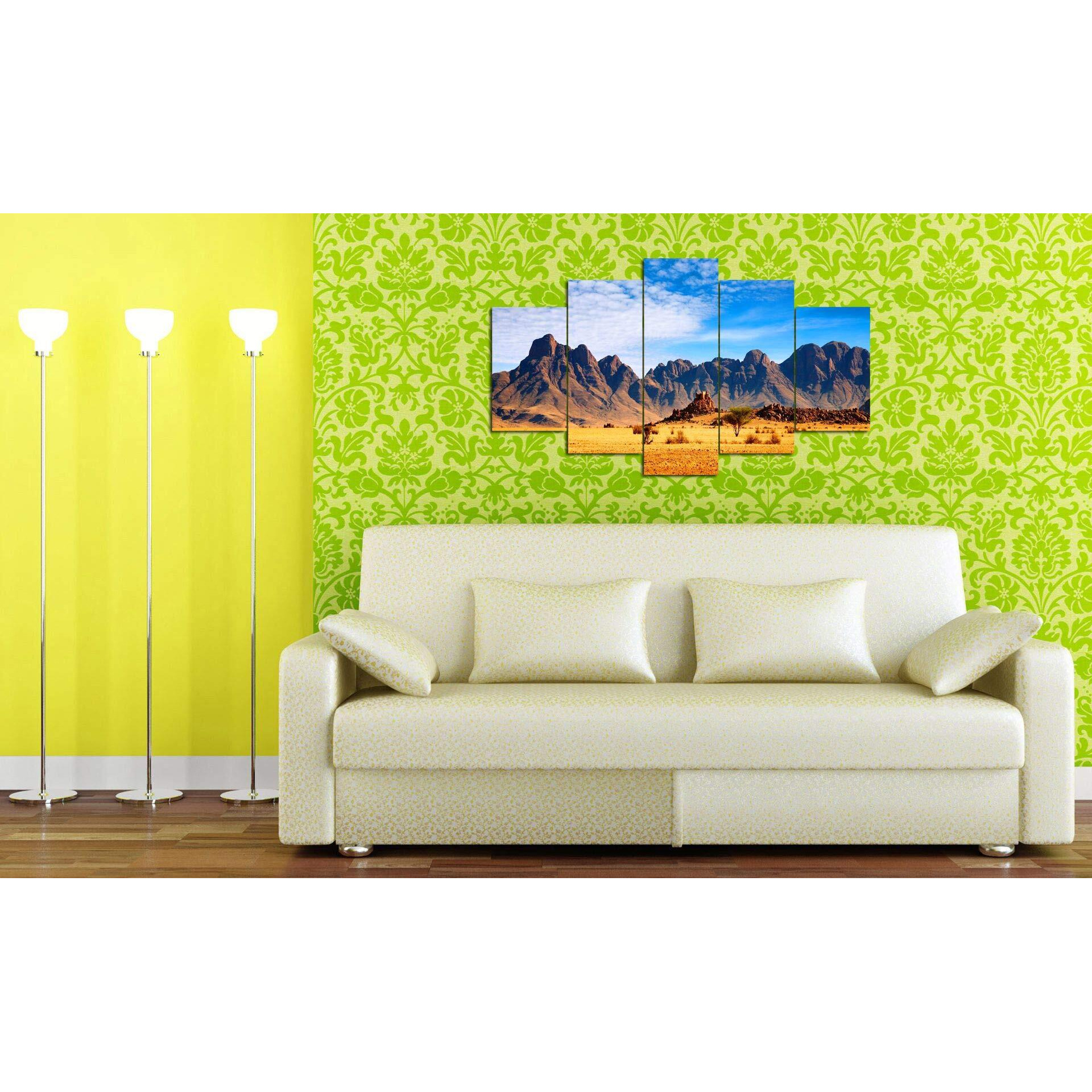 Kartik Wood Wall Painting (30 X 17.5 Inch, Multicolour)