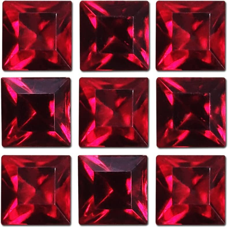 Diy Crafts 25 Grm, As Image, 7Mm X 7Mm As Image Diy Accessory Findings Jewellery Clasps Fittings Diy Jewellery Making Accessories Red Color Plastic Material Sha (25 Grm, As Image)