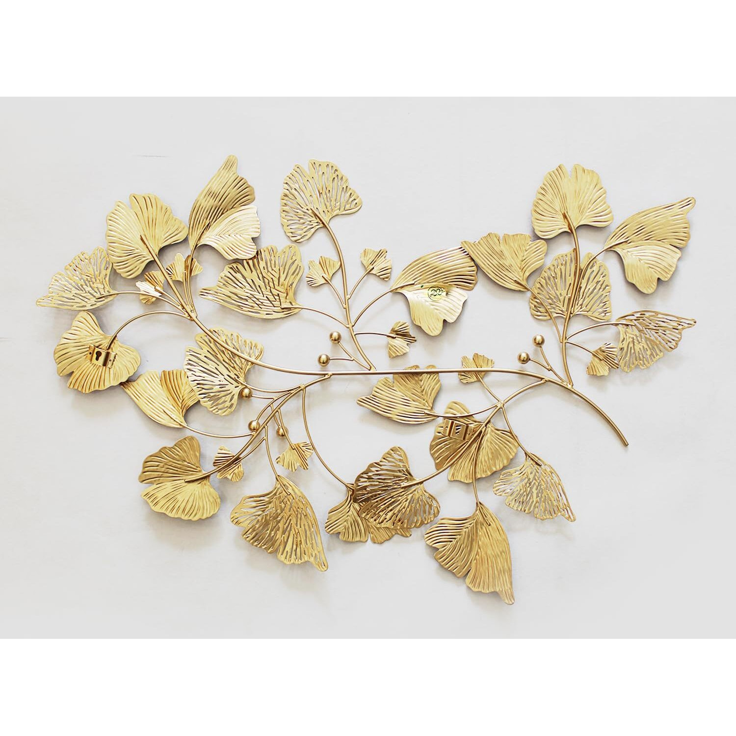 Artact Wall Art Branch Of Gingko Leaves (Gradient Purple)