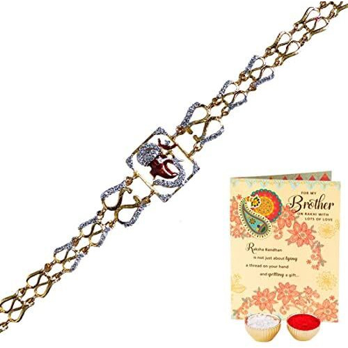Archies Rakhi Collection For Rakshabandhan | Rakhi For Brother | Rakhi For Bhaiya And Bhabhi | Rakhi Combo Gift Hamper (Buoyant-Traditional Style Rakhi Combo)