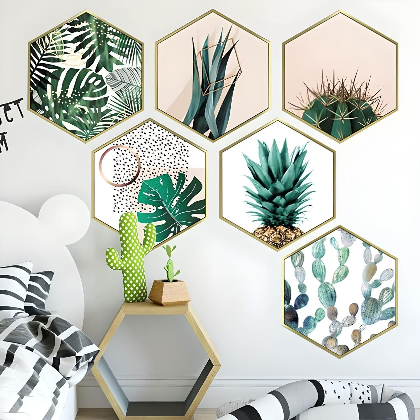 Jaamso Royals Plants And Vegetation Stickers For Walls Of Home, Wall Sticker For Living Room, Wall Stickers For Home, Wall Painting Stickers, Living Room Wall Stickers (90 Cm X 60 Cm)