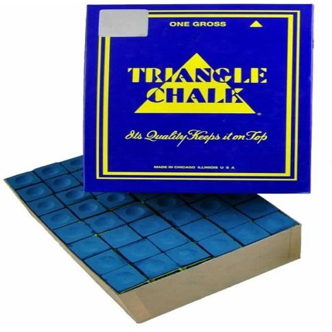 Laxmi Ganesh Billiard Snooker And Pool Cue Triangle Chalk 144 Piece