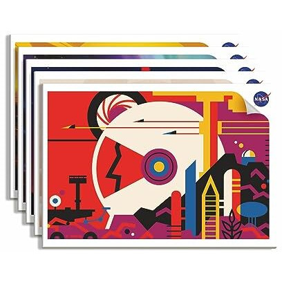 Anupam Nasa Drawing Book Plain Sketch Pad For Kids, Students & Artists Drawing Copy For Sketching, Colouring & Painting (Pack Of 5)