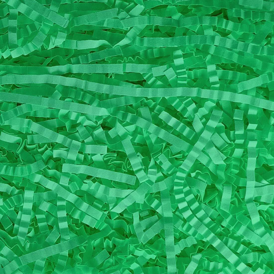 Diy Crafts Pack Of 3 Pcs, Green, Crinkle Cut Paper Shred Filler For Gift Wrapping & Basket Filling -Green Kitc (Pack Of 3 Pcs, Green)