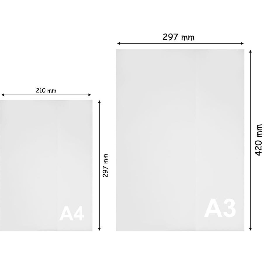 Townbus - 25 Nos Of 95Gsm Tracing Paper | A3 Translucent Sheets| Transparent Paper For Sketching |Tracing Paper For Art, Craft And Sewing
