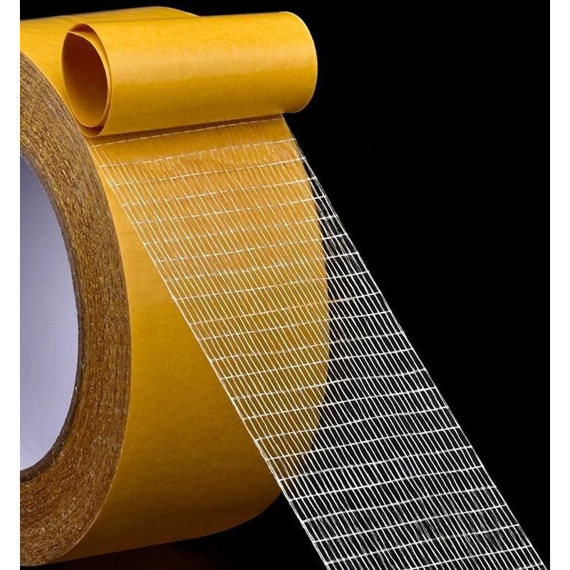 Kapida Double Sided Carpet Tape Heavy Duty,Super Strong Sticky Tape For Carpet,Non Slip Waterproof Removable Mesh Grid Suitable For Hardwood Floors,Mats,Wall Hanging,Paste Decoration(3Cmx20M)