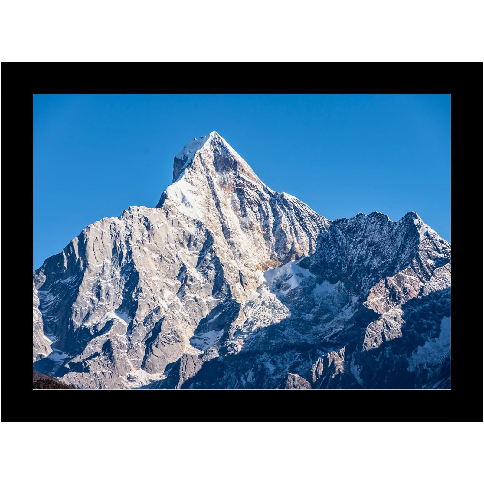 Divaframes Mountain Painting Vastu With Frame, Vastu Paintings For Home - 10X14 Inch Wall Art For Home, Living Room & Vastu