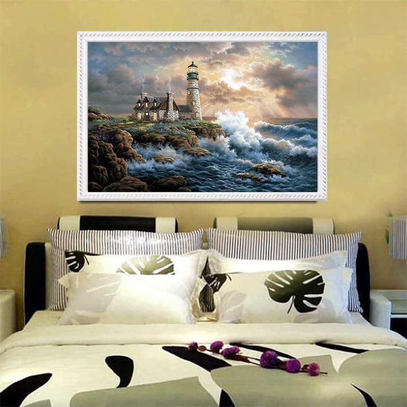 Godfly Wall Decorations 5D Art Kits,Magical Scenery Diamond Crystal Painting Diamond Rhinestone Cross Stitch Embroidery Painting For Gifts Home (30Cm X 40Cm) (1Pcs)(Model- 410)