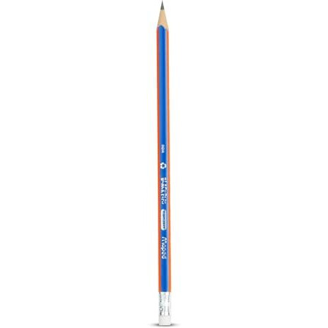 Maped Dark Graphite Pencil Set Of 5X10Pcs|Writing Pencils|50 Pencils With Eraser Tip, 5 Free Sharpeners|Triangular Shape For Easy Grip|Soft And Extra Dark|Wood-Free Pencils|Graphite Pencils|Extra Dark