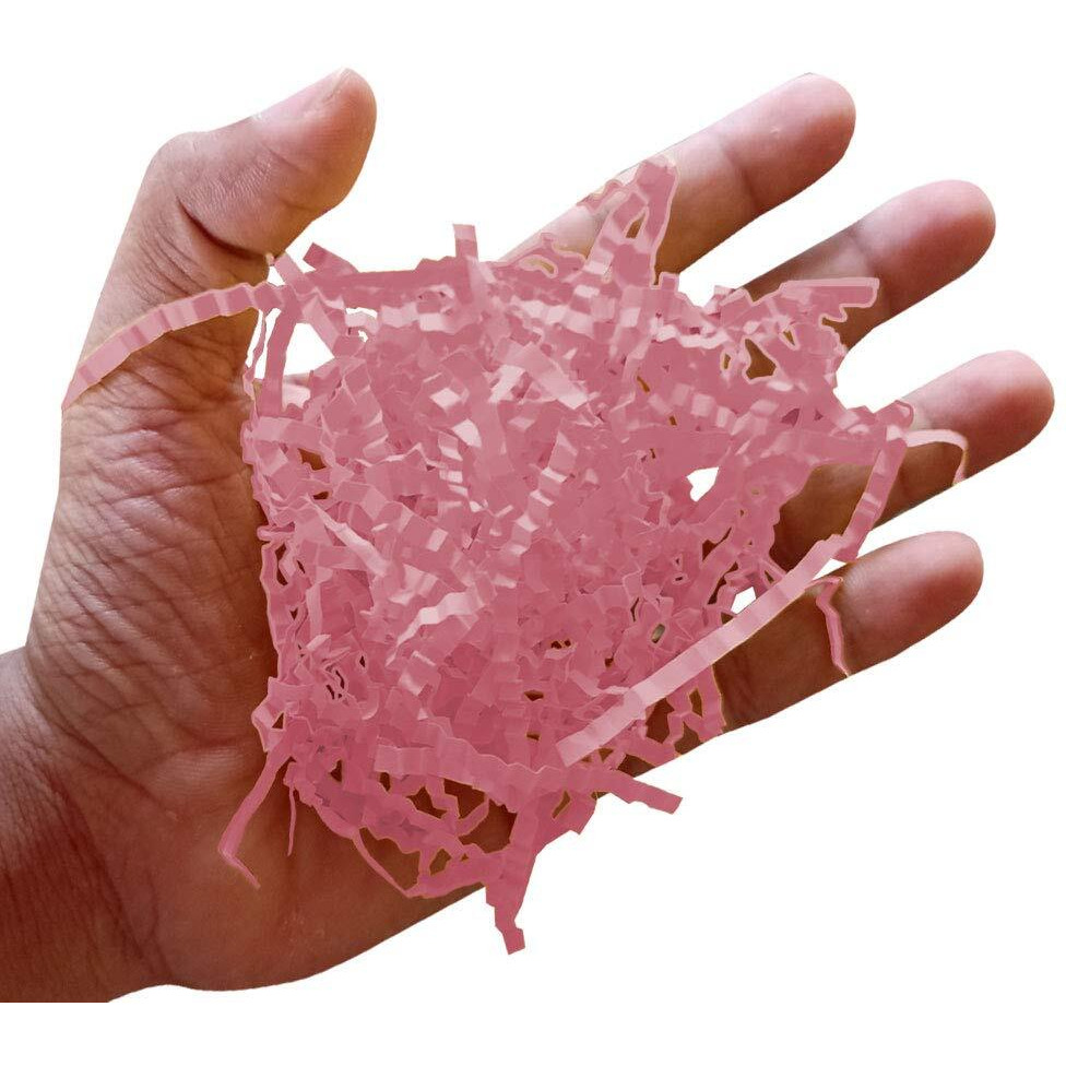 Diy Crafts Pack Of 1 Pc, Pink, Crinkle Cut Paper Shred Filler For Gift Wrapping & Basket Filling -Pink Kitche(Pack Of 1 Pc, Pink)