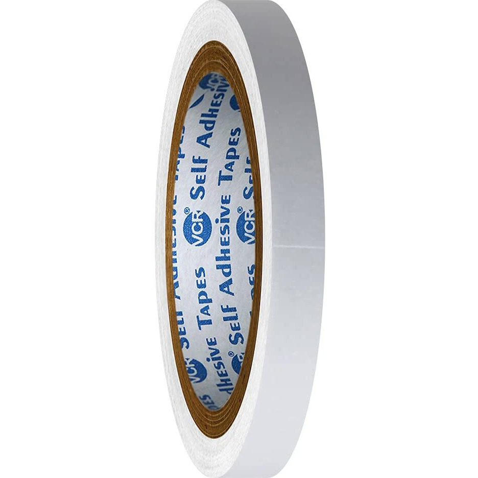 Vcr Easy Tear Double Side Adhesive Tissue Tape Best For Arts, Crafts, Photography, Scrapbooking (10 Meters, 06Mm / 0.25" Width, White) -6 Rolls Per Pack