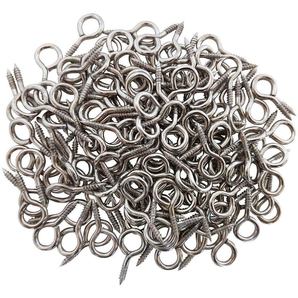 Diy Crafts Design  No 1, Pack Of 50 Pcs, Mini Screw Eye Pin Peg For Crafting, (Design  No 1, Pack Of 50 Pcs)