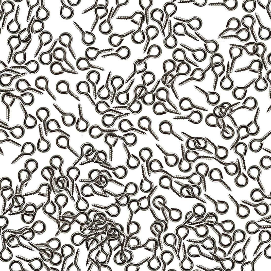 Diy Crafts Design  No 1, Pack Of 50 Pcs, Mini Screw Eye Pin Peg For Crafting, (Design  No 1, Pack Of 50 Pcs)
