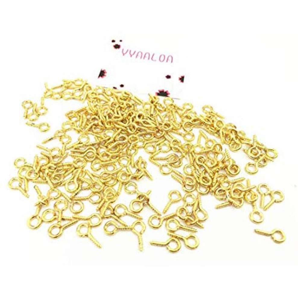 Diy Crafts Design No  11, Pack Of 50 Pcs, Mini Tone Screw Eyes Pin Findings Jewelry Making Find (Design No  11, Pack Of 50 Pcs)