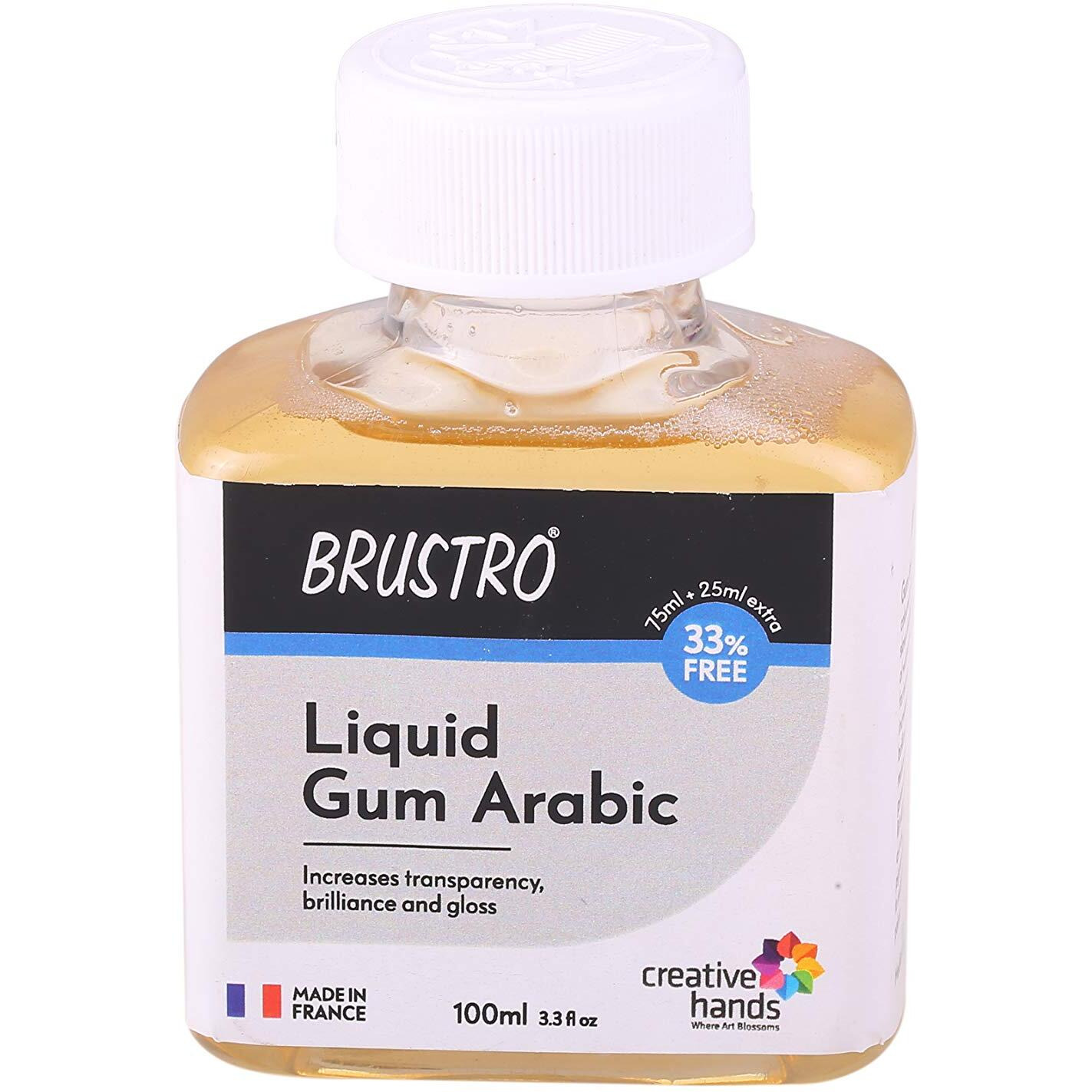 Brustro Professional Liquid Gum Arabic 100Ml (75Ml + 25Ml Free)