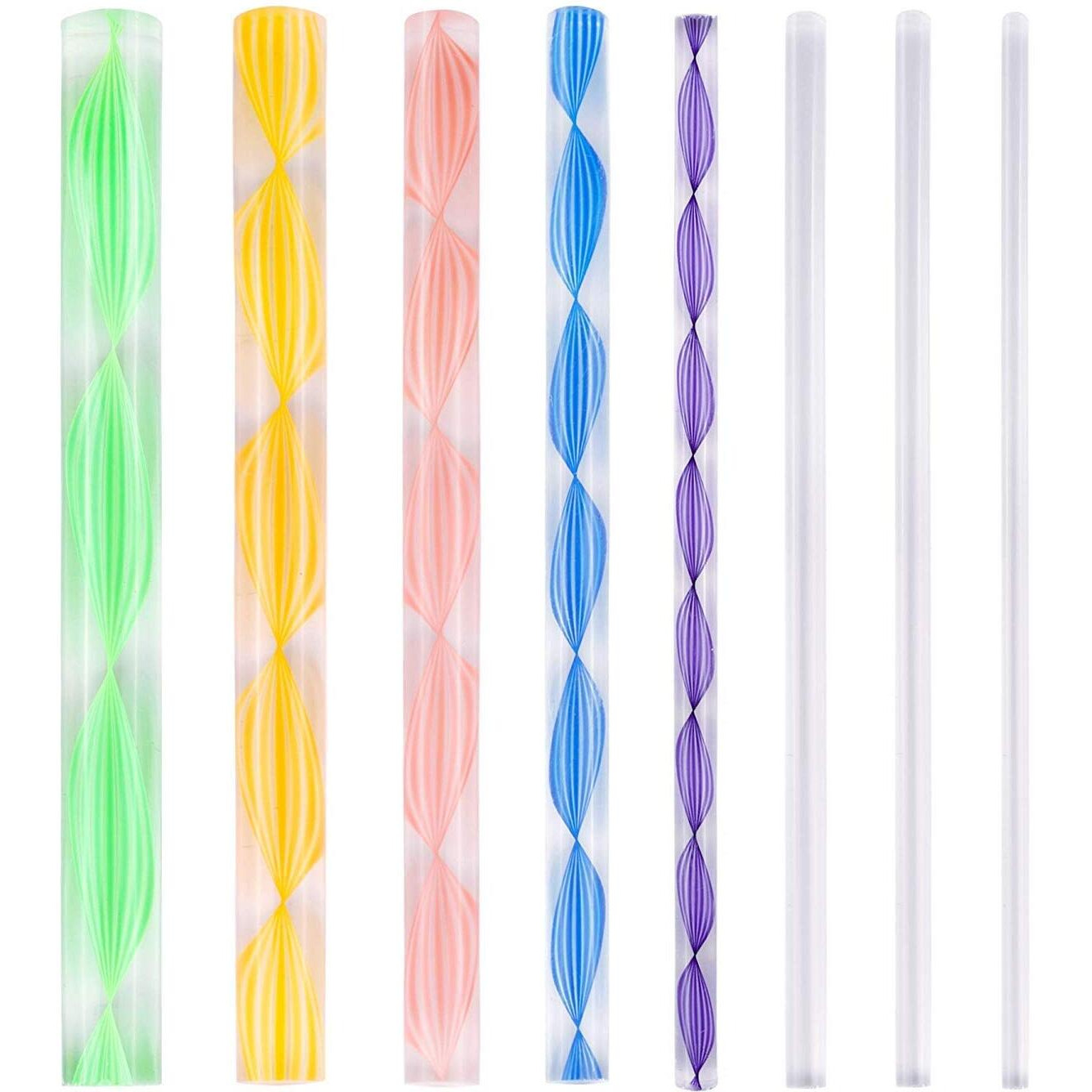Oytra 8 Piece Mandala Dotting Set Acrylic Rod For Clay Pottery Ceramic And Polymer Clay