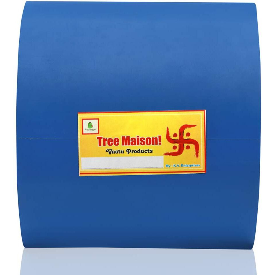 Treemaison Coronating Homes Vastu Blue Color Tapes, Vastu Tape (4Inch,25 Meter Approx.)
