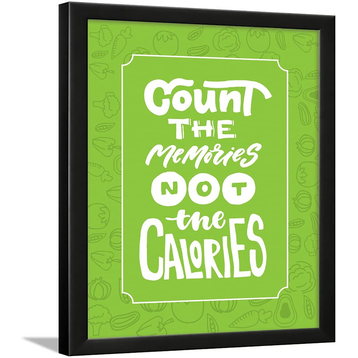Chaka Chaundh - Framed Posters For Kitchen - Kitchen Quotes Wall Frames - Kitchen Quotes Frames Restaurant - Hostel Mess - Hotel Kitchen - Bakery -Cookery - (34 Cm X 27 Cm X 4 Cm) Green