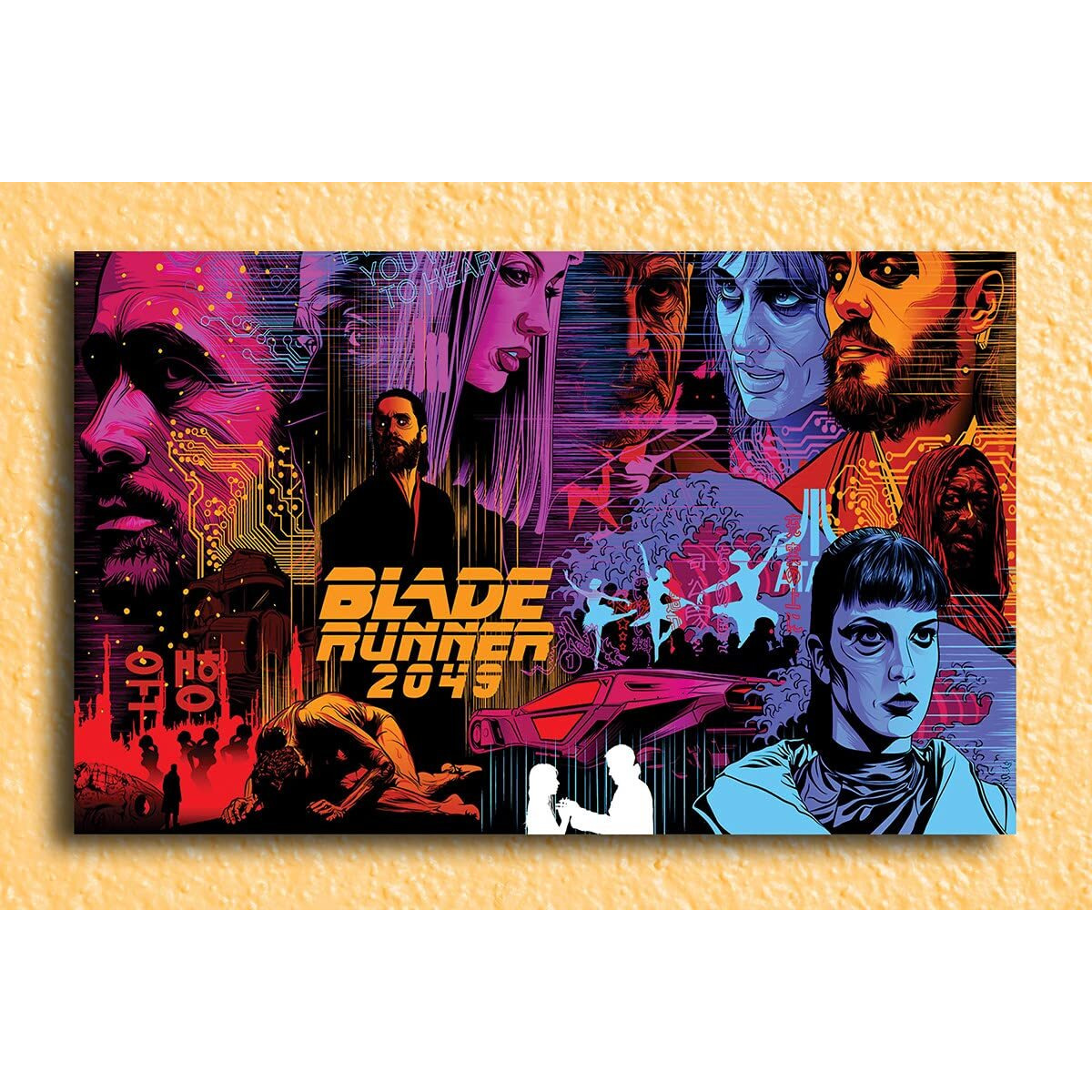 Pixelartz Wall Poster - Blade Runner 2049 - Characters Art Poster