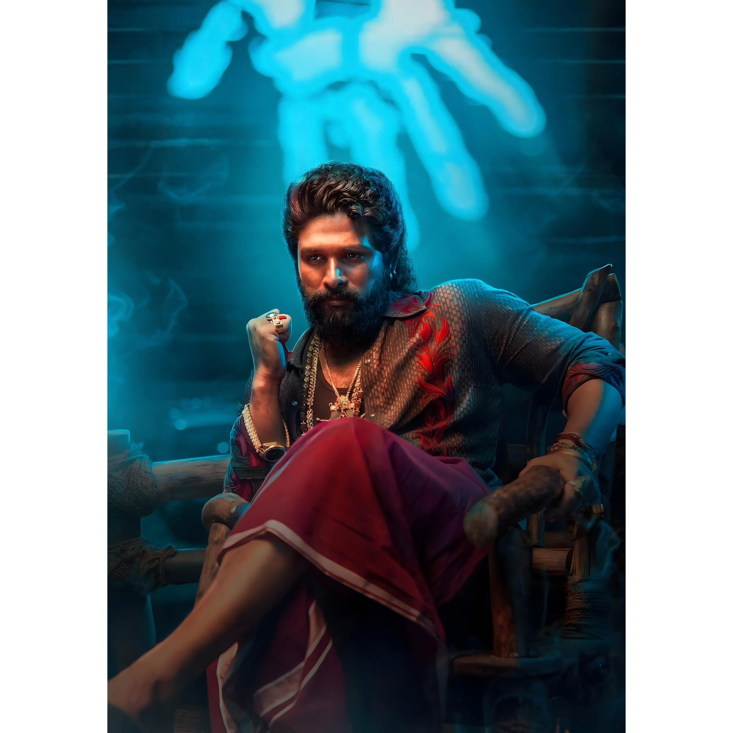 Allu Arjun Poster For Wall | Pushpa Poster | Pushpa Sticker | Allu Arjun Stickers For Wall | Pushpa 2 Poster | Allu Arjun Wall Poster | Pushpa Allu Arjun Posters For Living Room, Bedroom