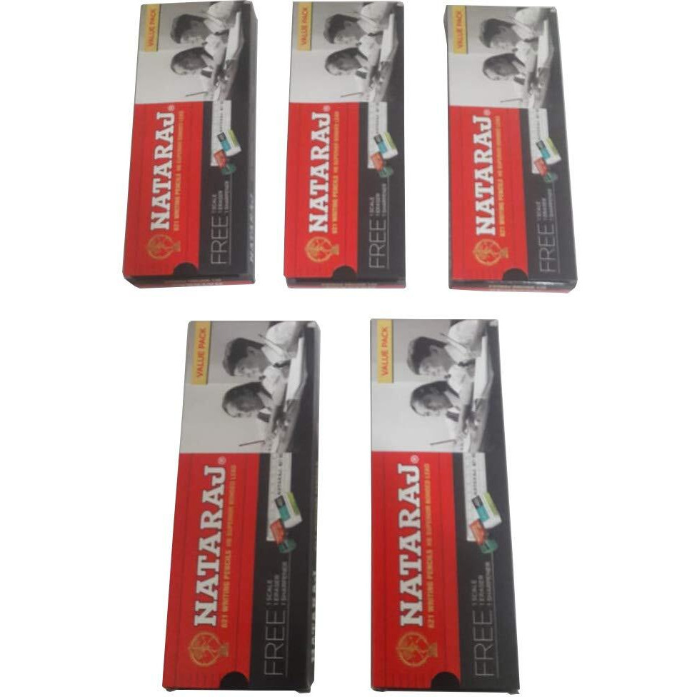Nataraj 621-Writing Pencil-100 Pieces,Black