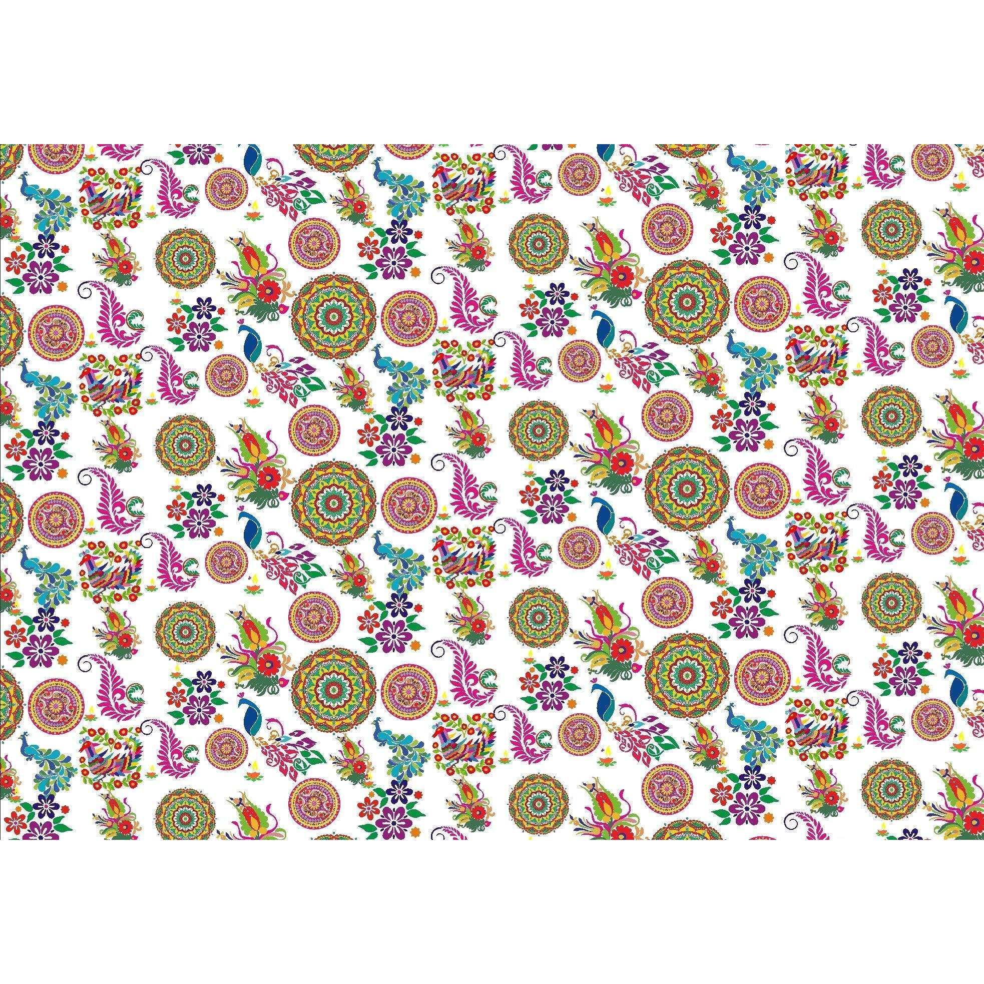 Snow Crafts Gift Wrapping Paper For Packaging, Birthday Gifts, Diwali Decoration, Kids Project Work (Size-18Inch X 27Inch) (Pack Of 10 Sheets)