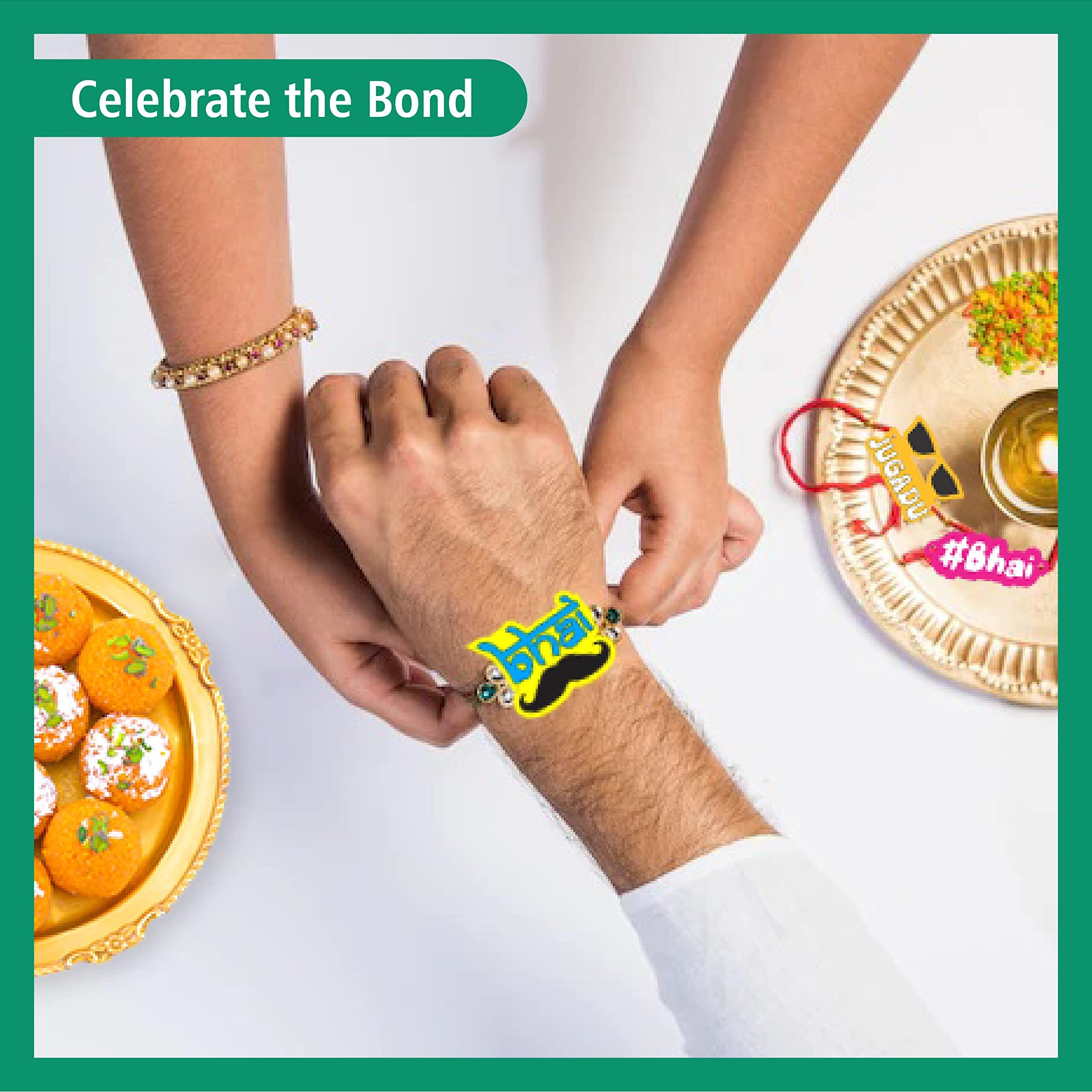 Solobolo Set Of 10 Rakhi For Brother Kids|Set Of 10 Freindship Band|Rakhi And Freindship Diy Kit For Kids| Reusable Diy Kits As Fridge Magnet