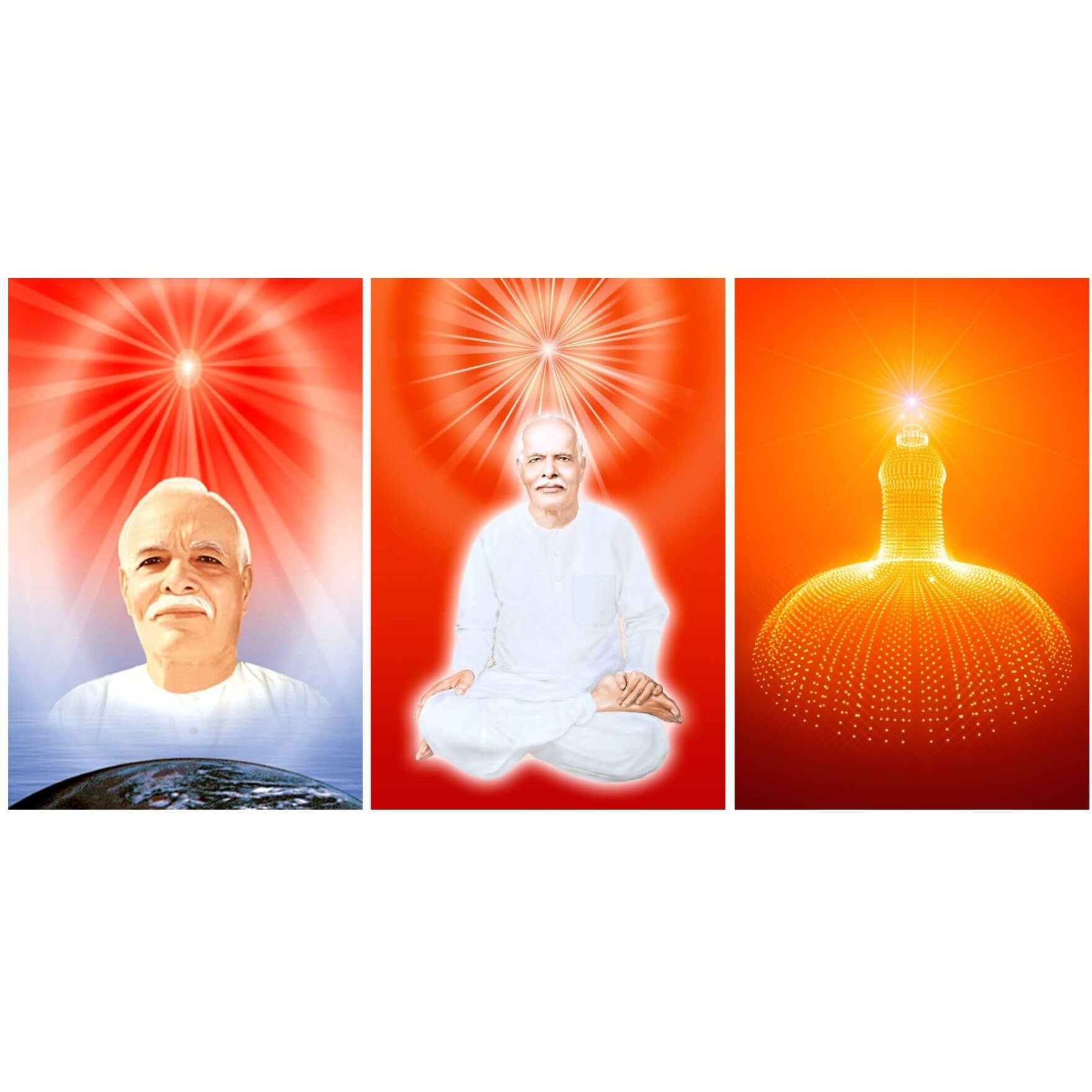 Sticker Yard Brahmakumaris Shiv Baba Poster Decor Kids Room Decor, Hall Decor, Kitchen Decor, Living Room Decor,Bedroom Decor Vinyl Wall Sticker,Multicolor (Standard Size -96X30Cm)