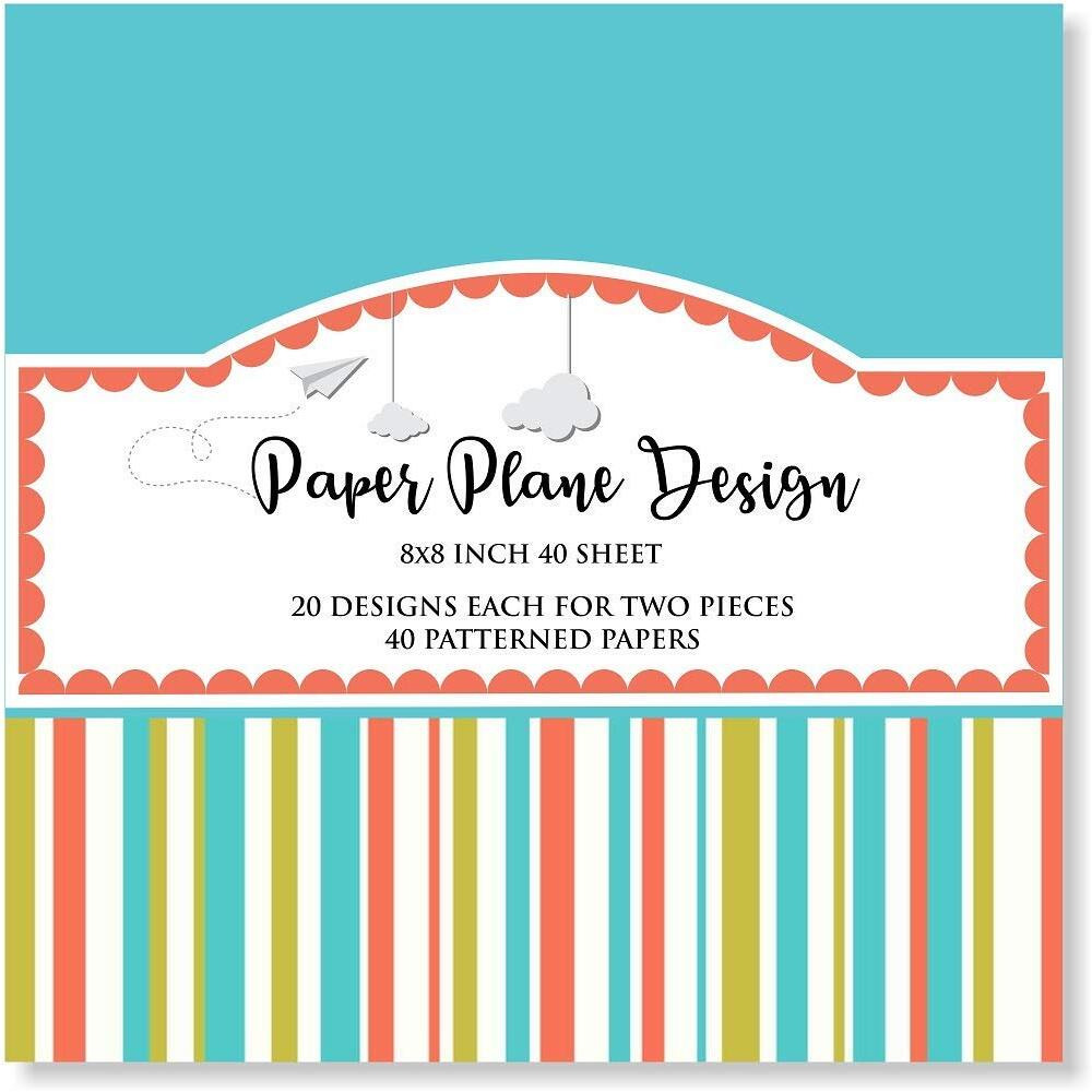 Printelligent Multiple Pattern Art And Craft Sheets For Decoration And Gift Wrapping (Pack Of 40 Sheets) Design-A
