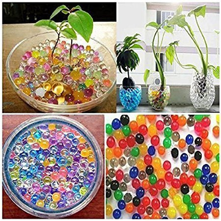 Pari Plastic Cheap Water Beads (2 X 1 Inch, Multicolour)