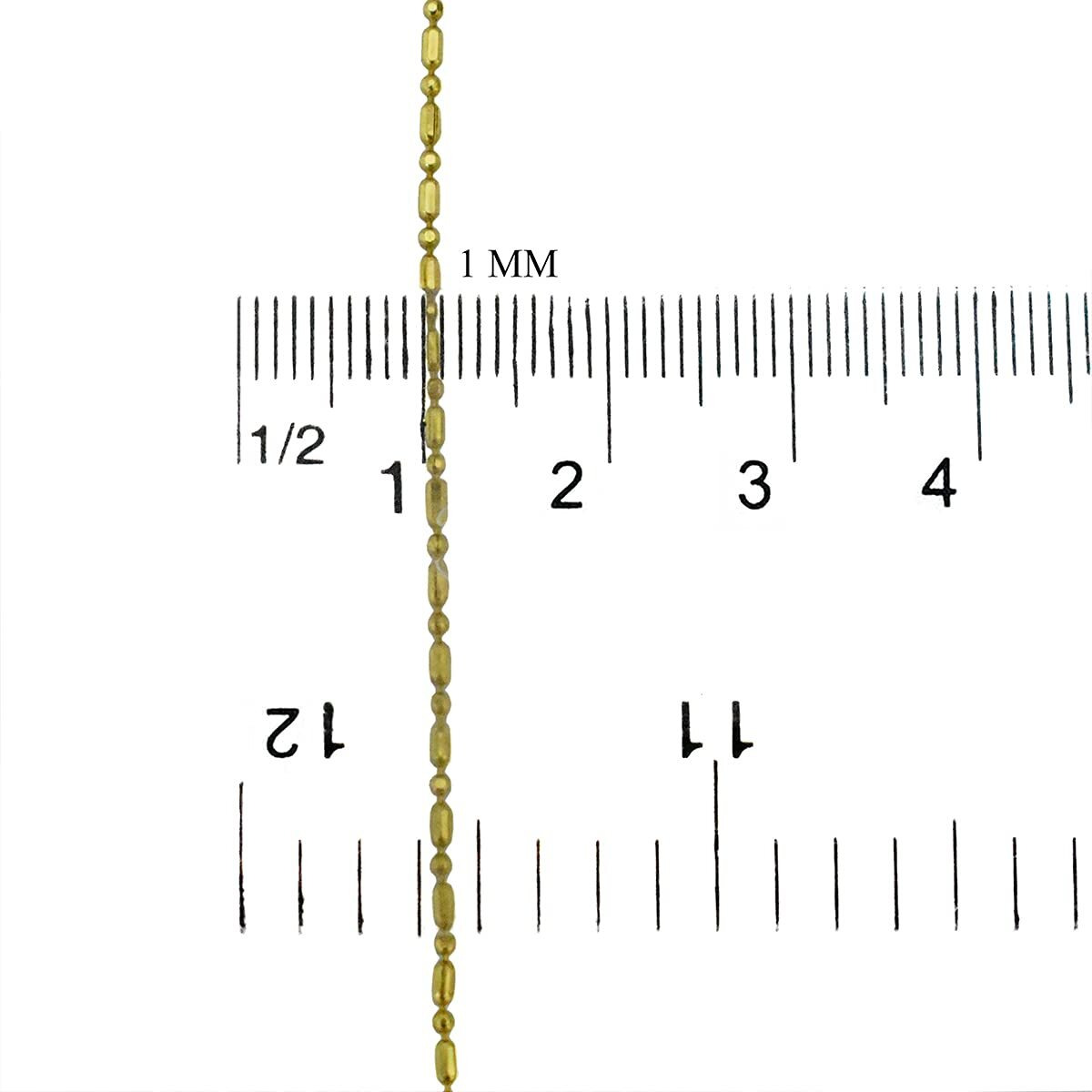 Embroiderymaterial Brass Metal Metal Chain For Necklaces Other Jewelry Designs 5 Meter Length -1Mm Diameter