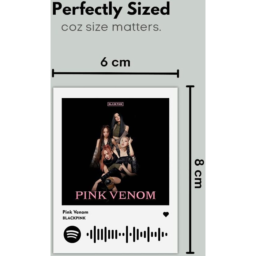 Printnet - Black Pink Poster | Blackpink Songs Mini Photocards Kit (Set Of 16) | Black Pink's Pink Venom, How You Like That, Lovesick Girls Songs Size (8 X 6 Cm) Posters For Phone Accessories, Bedroom, Office
