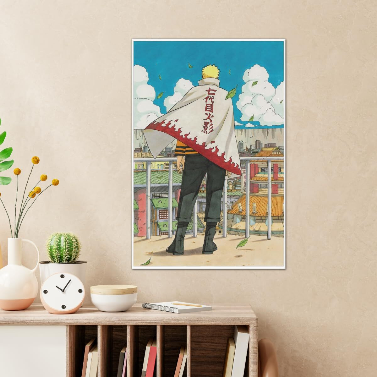 Tenorarts Naruto Uzumaki Hokage Poster Naruto Anime Wall Poster With Thick 300 Gsm Matt Finish Paper (18Inches X 12Inches)